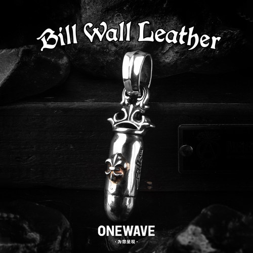 BillWallLeather童军花子弹吊坠