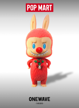 POP MART泡泡玛特拉布布MEGA LABUBU TEC 1000%圣诞大娃手办