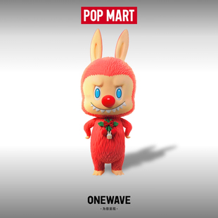 POP MART泡泡玛特拉布布MEGA LABUBU TEC 1000%圣诞大娃手办