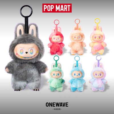 POPMART泡泡玛特拉布布Labubu前方高能三代搪胶挂件公仔盲盒
