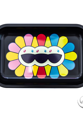 【国内现货】村上隆芝加哥complexcon方盘金属盘置物盘太阳花盘子