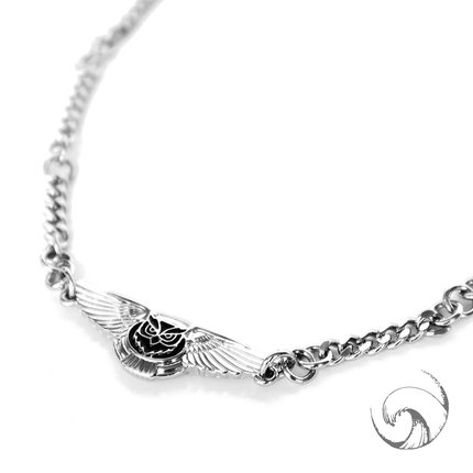 VSCH(ME) 宾利车标国潮流猫头鹰冷淡风金属小众项链