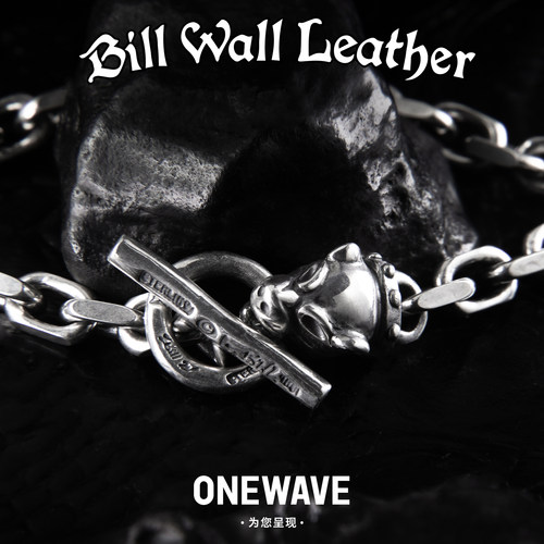 BillWallLeather兽头手链