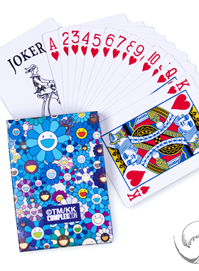 村上隆芝加哥限定太阳花扑克牌 flowet playing cards complexcon