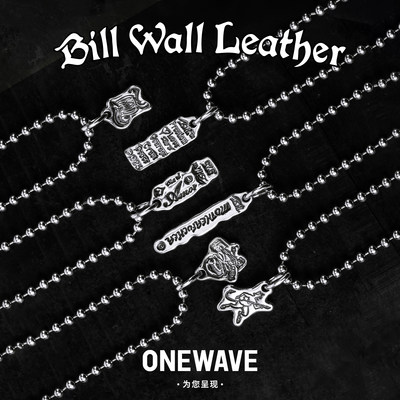 现货BillWallLeather弹珠链吊坠