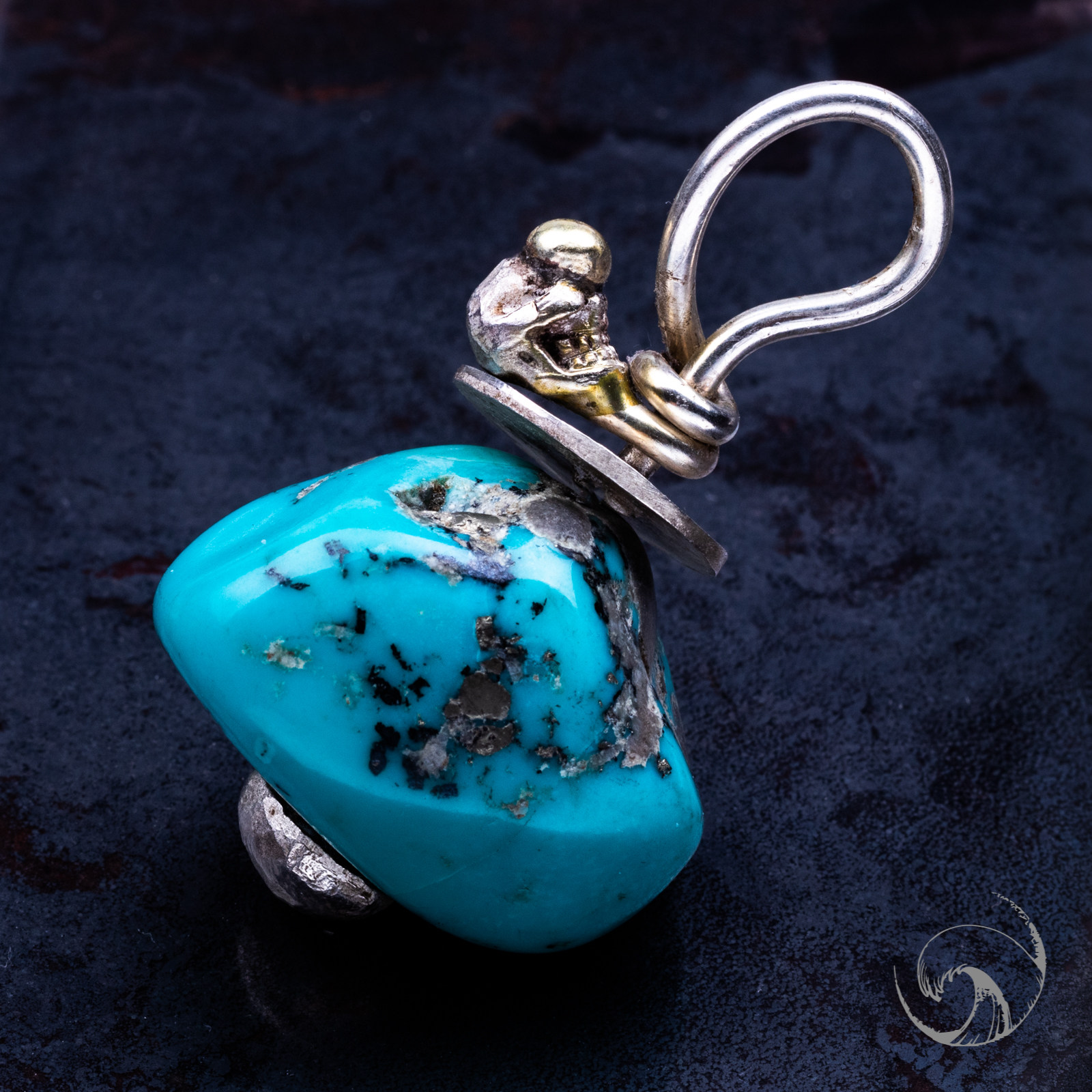 【国内现货】高山隆银币挂饰骷髅