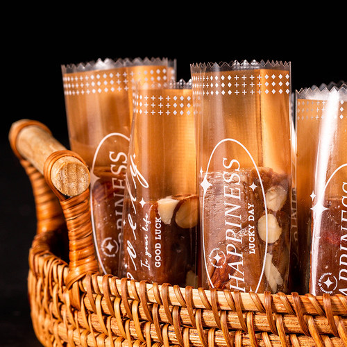 太妃糖包装袋牛轧扎糖机封透明小