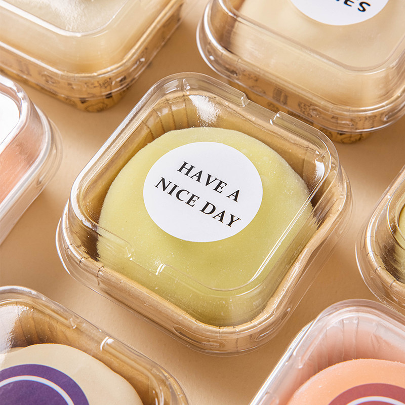 雪媚娘包装盒蛋糕盒子透明蛋挞绿豆糕纸杯蛋糕纸托蛋黄酥打包单个