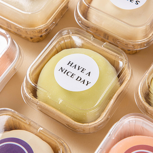 雪媚娘包装盒蛋糕盒子透明蛋挞绿豆糕纸杯蛋糕纸托蛋黄酥打包单个