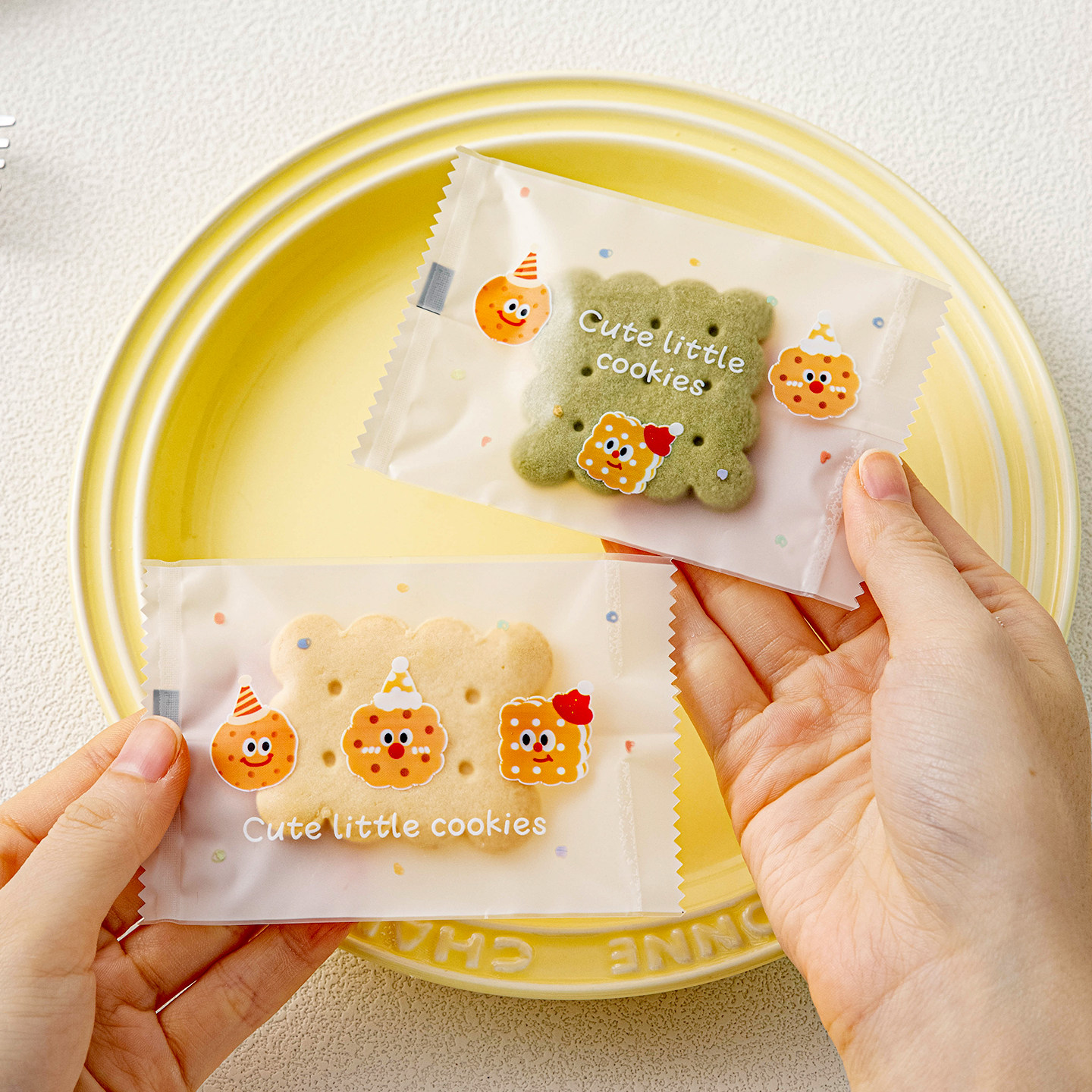 曲奇饼干包装袋机封口自密单独小雪花酥子的糖果蔓越莓盒烘焙打包
