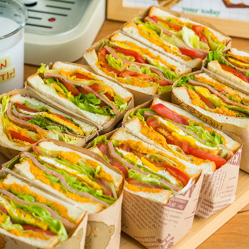 三明治包装纸专用食品级一次性