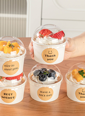 纸杯蛋糕杯子带盖纸托的烤箱专用马芬模具麦生日大号食品级烘焙圆