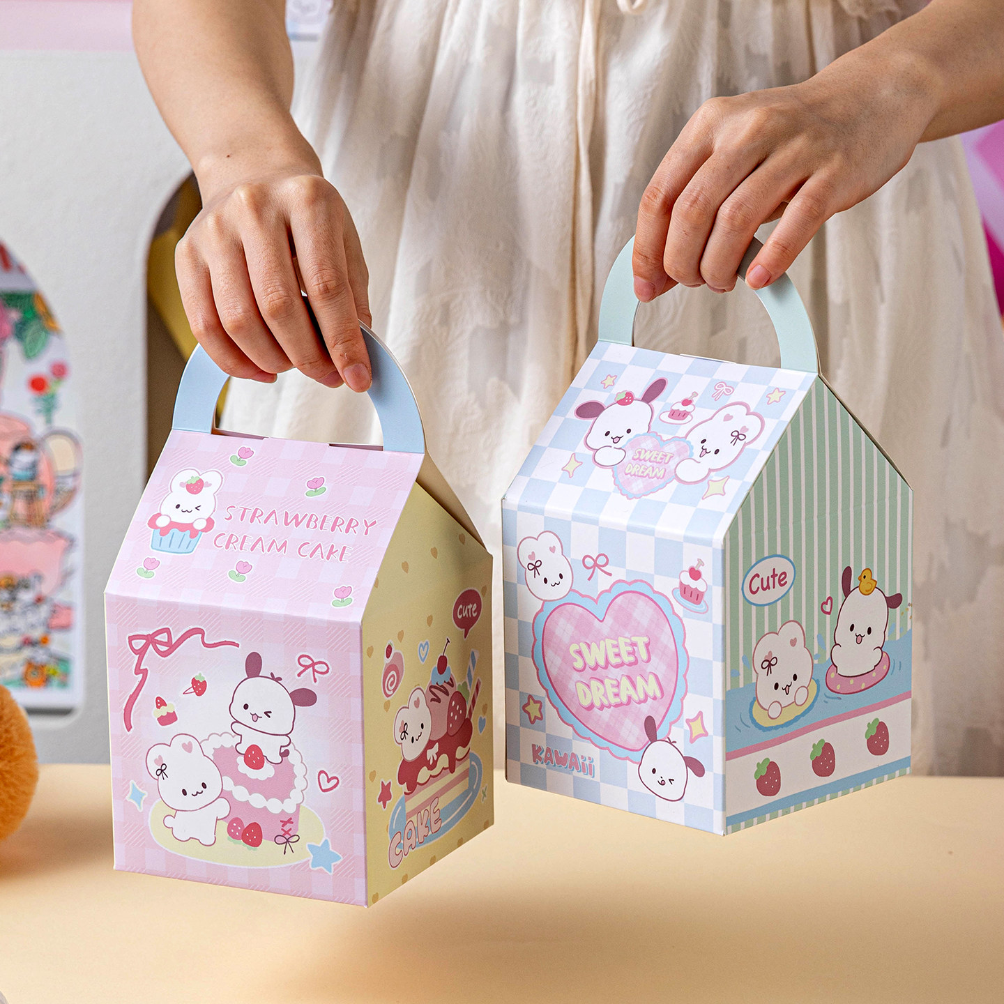 六一儿童节礼品盒空盒子袋零食包装糖果伴手书生日礼物幼儿园61