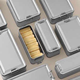 2026新款凤梨酥铁盒空糖包装物品伴手礼送中秋高档月饼方形子马口