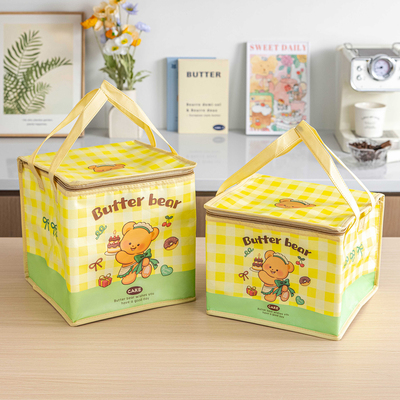 6寸生日蛋糕保温袋一次性外卖专用箱铝箔隔热甜品雪糕冰淇淋手提