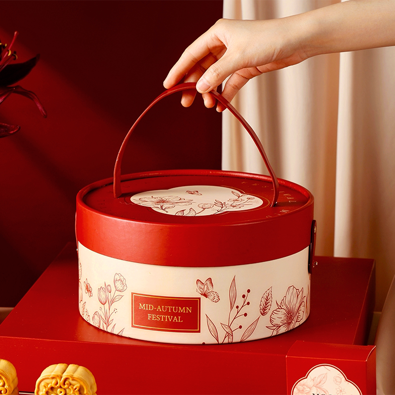 中秋月饼礼盒包装礼品空子高端8粒档节送礼级定制2026年新款6轻奢