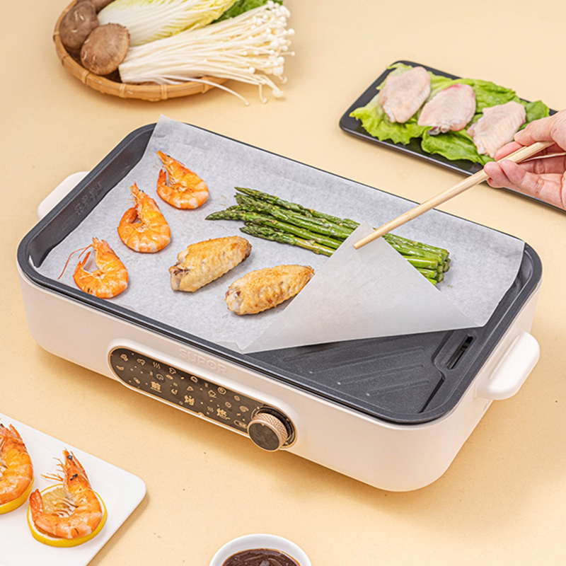 硅油纸烤盘专用一次性吸油纸长方形烤箱空气炸锅食品级烘焙家用