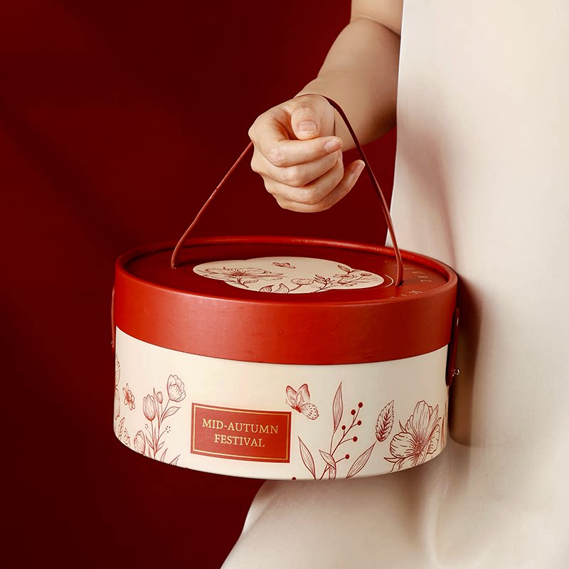 中秋月饼礼盒包装礼品空子高端8粒档节送礼级定制2026年新款6轻奢