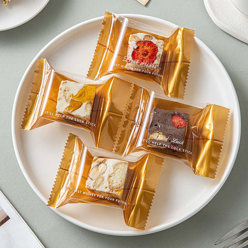雪花酥包装袋的机封饼干曲奇小子太妃新透明烘焙礼盒牛轧单独糖果