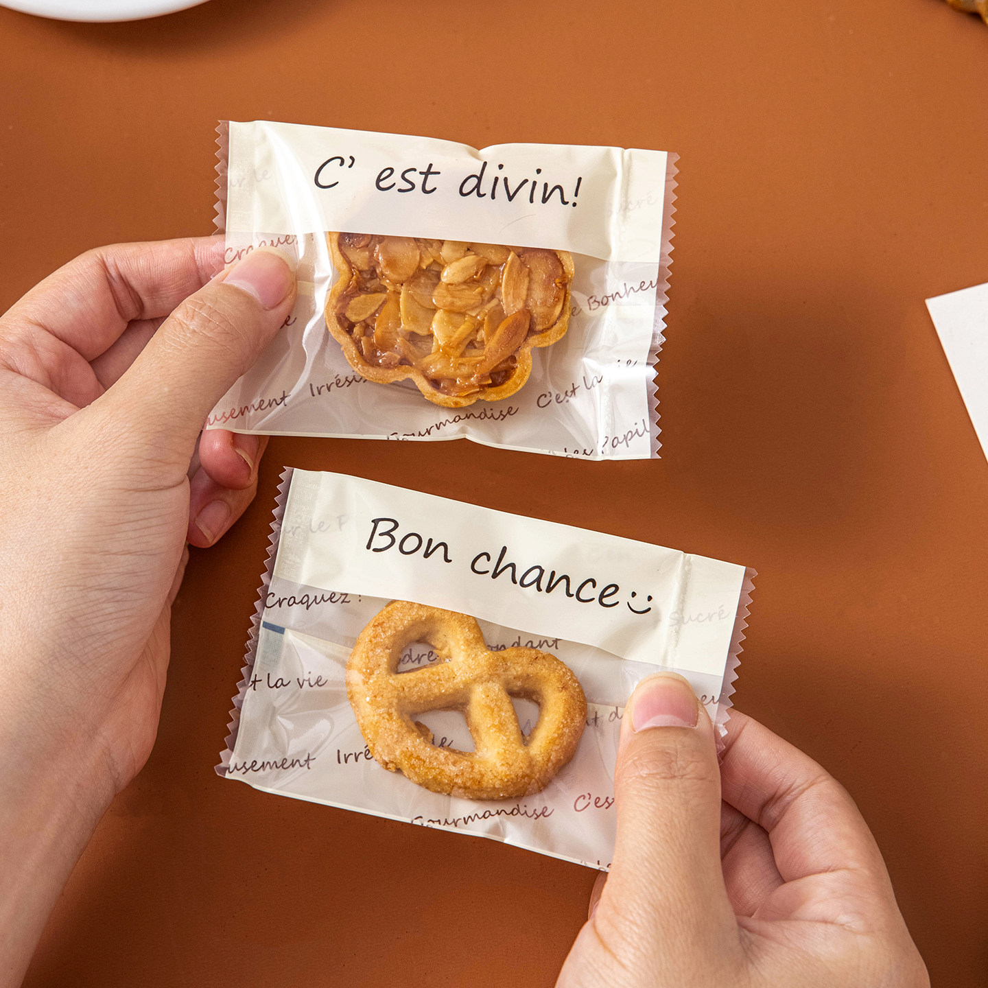 曲奇饼干包装袋机封口自密单独小雪花酥子的糖果蔓越莓盒烘焙打包