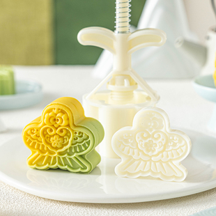 绿豆糕模具月饼2026新款青团烘焙糕点手压式食品级专用75克压花磨