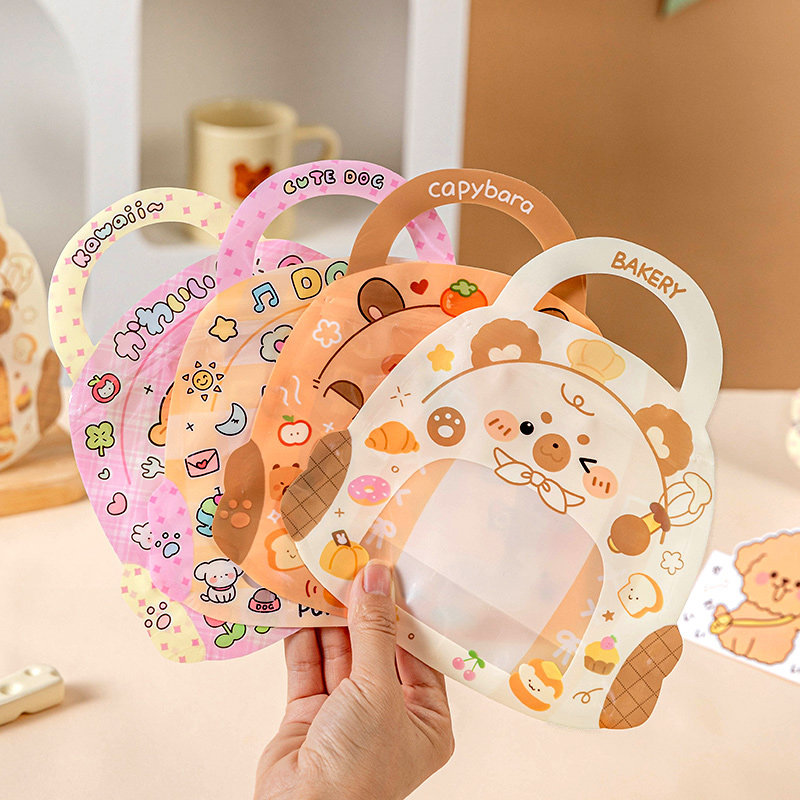 礼品袋小号零食物塑料伴手提包装精致糖果分盒迷你子的儿童幼儿园