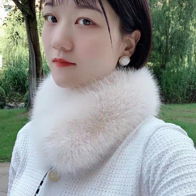 仿真狐狸毛毛围巾皮草冬新款韩版