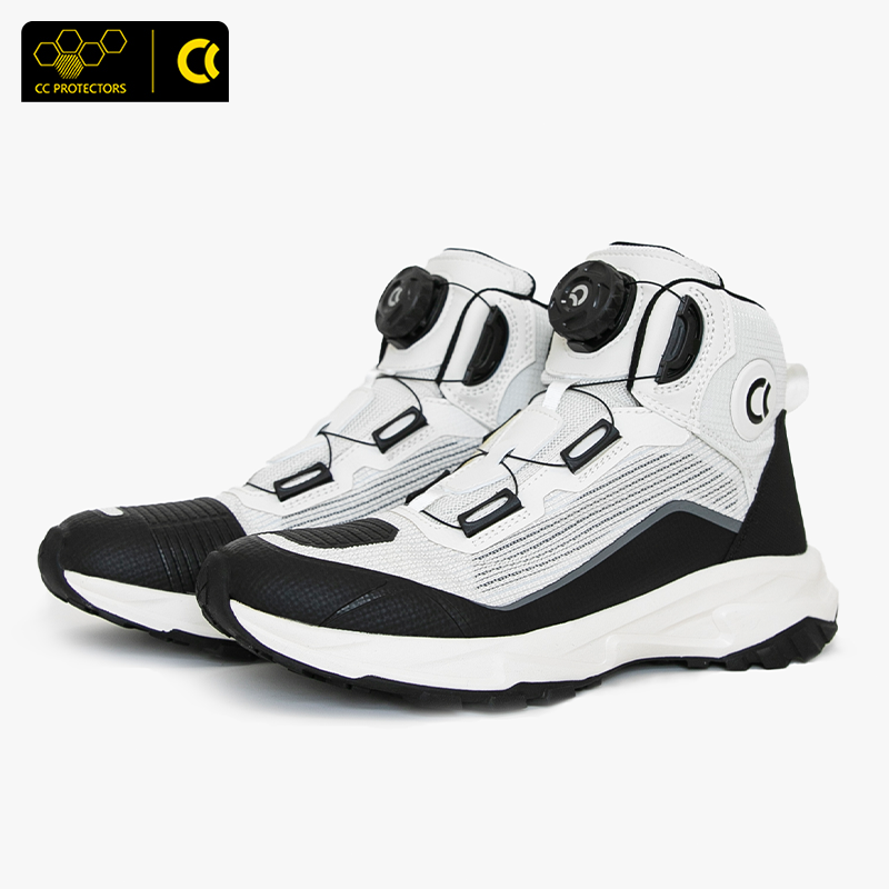 CC摩托车骑行鞋眼镜蛇赛车鞋响尾蛇夏季骑士防摔靴子通勤休闲鞋