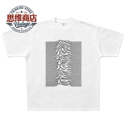Joy Division 快乐分裂乐队 美式复古纯棉vintage白色短袖T-SHIRT