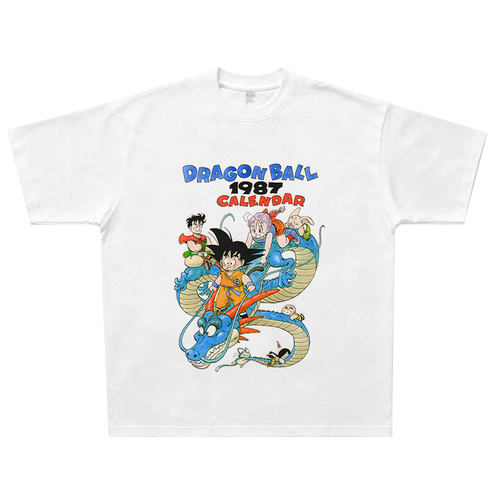七龙珠 DRAGON BALL 1987 美式复古休闲纯棉Vintage宽松动漫T恤