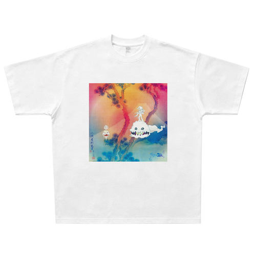 小孩看到鬼 Kids See Ghosts 美式卡通T恤 hiphop嘻哈说唱Rap短袖