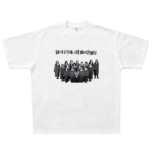 LIVE FAST DIE WHENEVER $uicideboy$ Travis Barker 美式说唱T恤