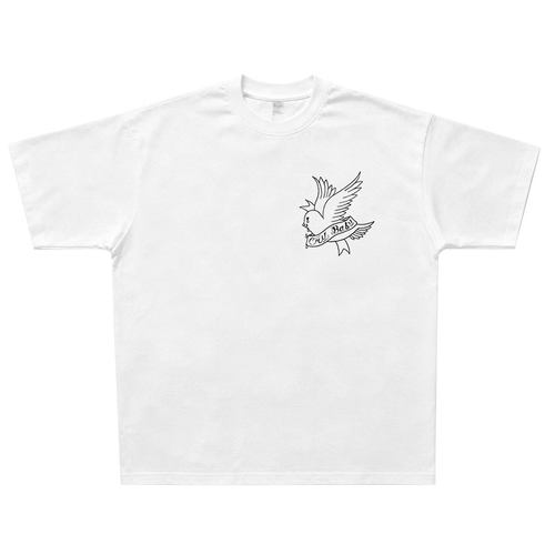 Lilpeep和平鸽crybaby美式T恤
