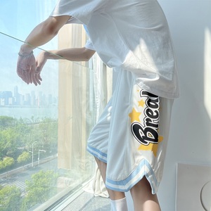 篮球裤男女夏季新款学生韩版宽松休闲运动裤中裤短裤102B-K270P30,男装牛仔裤,星座102B-2