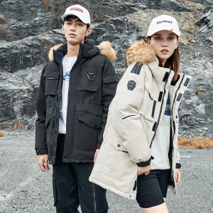 原版羽绒服冬潮流户外情侣工装羽绒衣男102B-2R014P145特图片