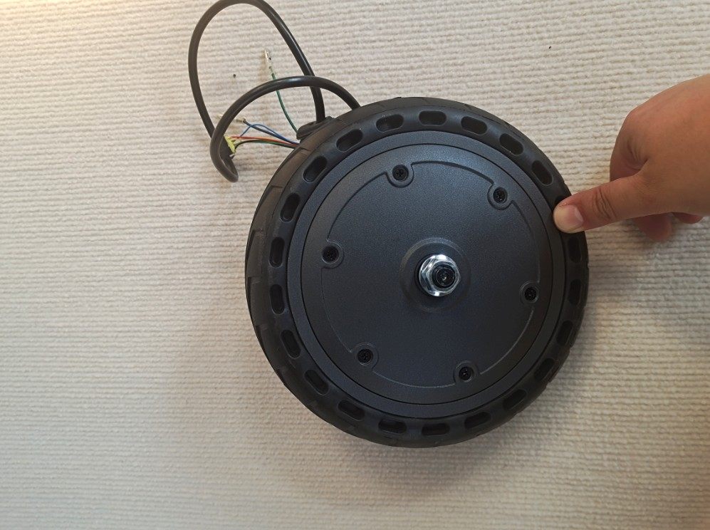 小米滑板车电机实心胎整轮