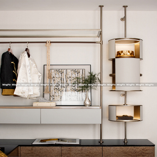 搭配套装 样板房民宿酒店别墅卧室衣柜软装 新中式 衣帽间 MingPin