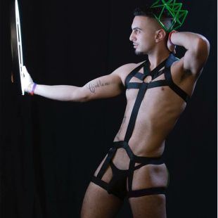 骚受 潮流超紧s诱惑骚时尚 男攻三角低腰u凸窄边小内裤 紧身个性