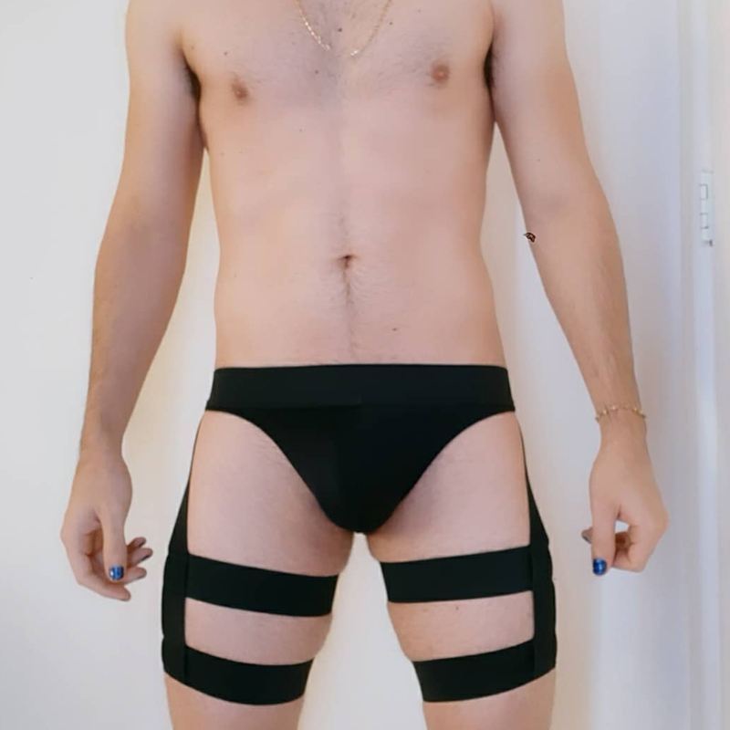 男士双丁内裤性感纯棉质U凸低腰