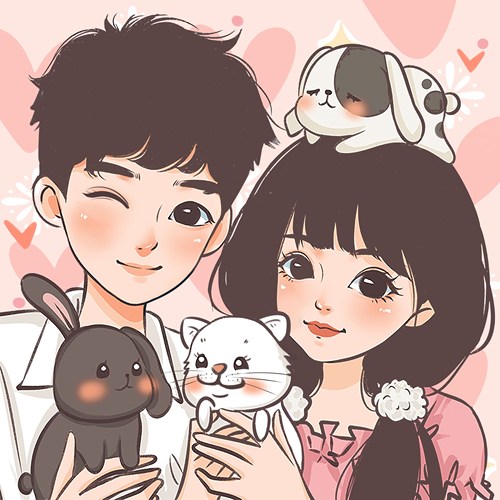Q版手绘头像定制--漫画人物设计