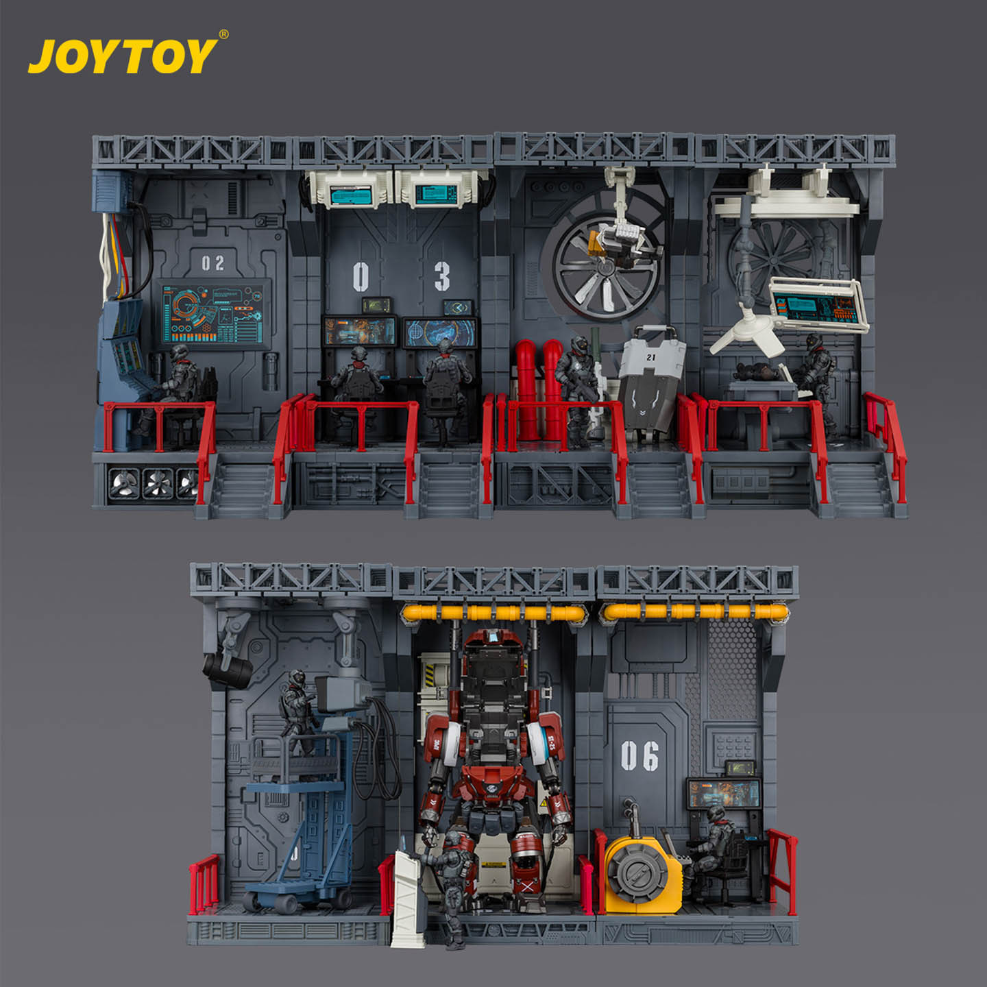 JOYTOY暗源系列基地场景格手办/手办景品