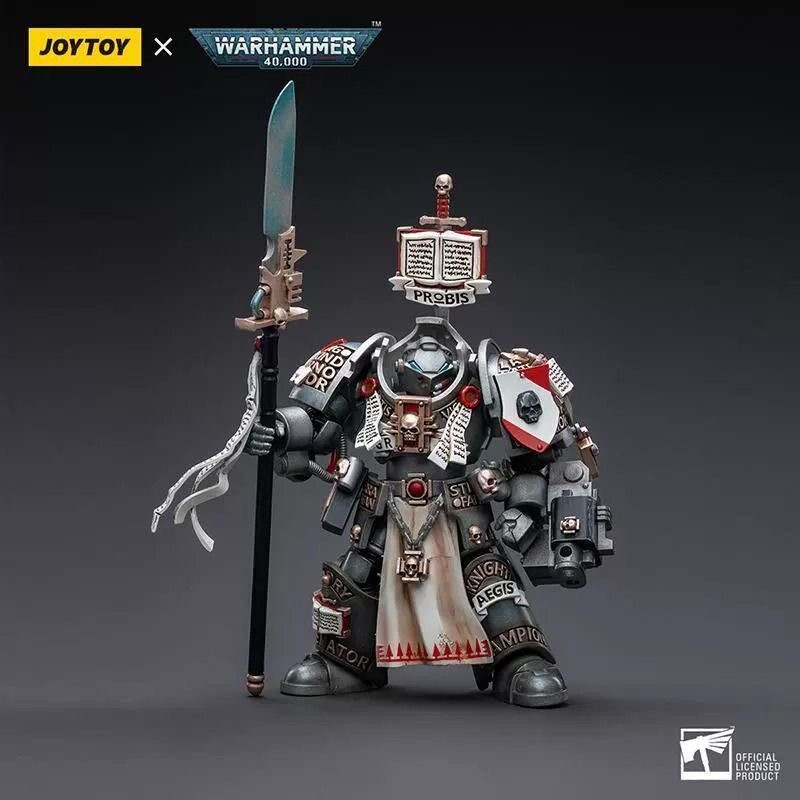 JOYTOY暗源战锤40K灰骑士终结者 贾瑞科-苏勒兵人模型手办JT00393图片