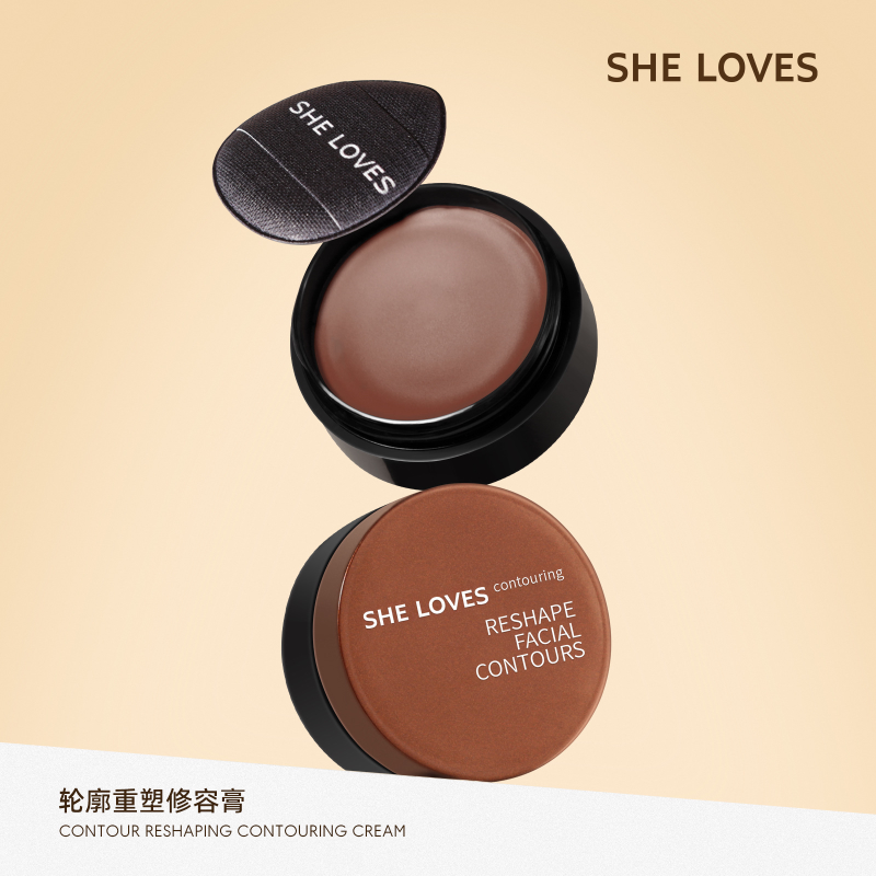 欧美古铜色修容小麦色阴影