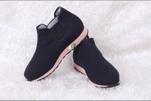 呢子鞋白山博亚呢子帮冬季棉鞋东北呢子帮呢子面鞋橡胶防滑底