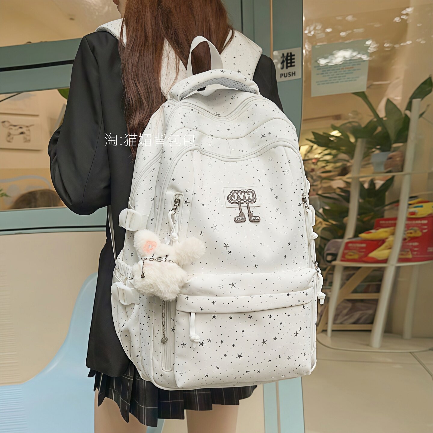 书包女生小学生2026新款初中生韩系双肩包男高中生背包小众设计感