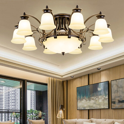 梵希美式简约大气客厅卧室吸顶灯