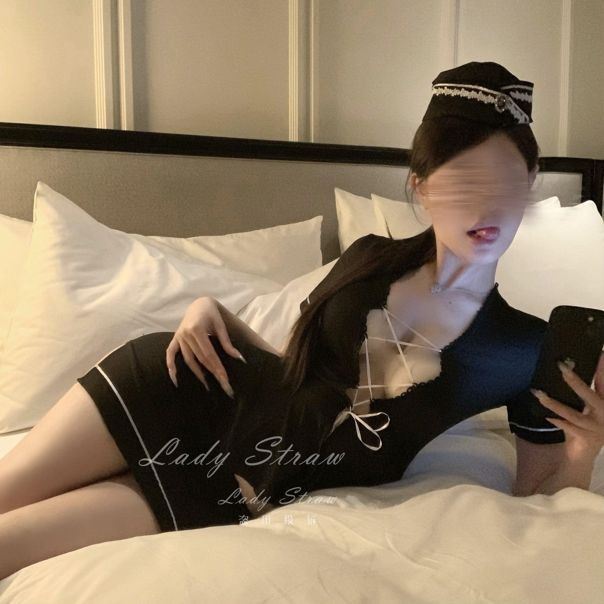 情色航班*性感空姐制服女警cos包臀裙御姐夜店套装小心机绑带qqny