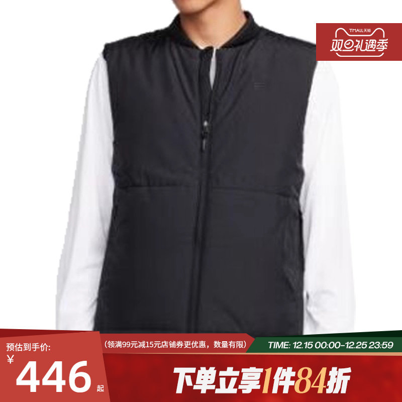 nike耐克男子运动休闲棉服马甲FB7554-010