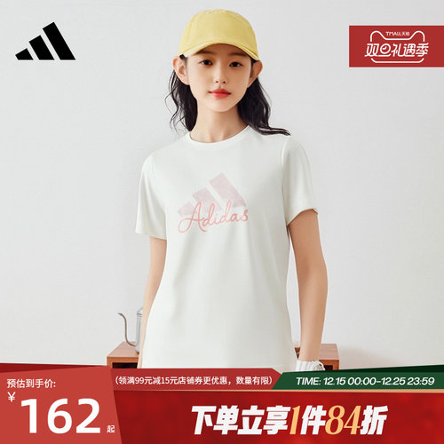 阿迪达斯运动训练休闲T恤