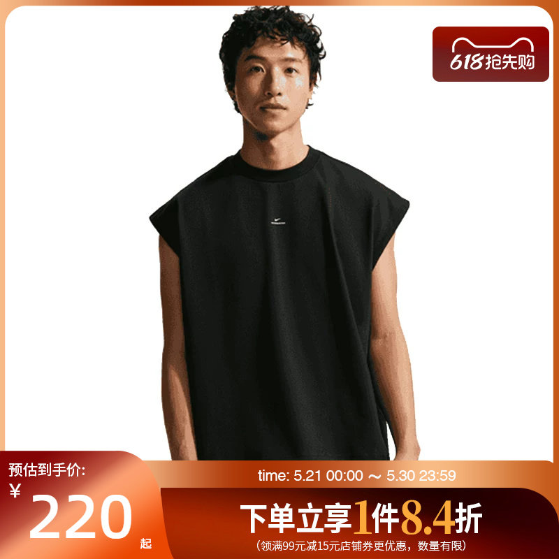 盛世长运nike耐克夏季男子篮球运动休闲无袖T恤背心IF2564-010